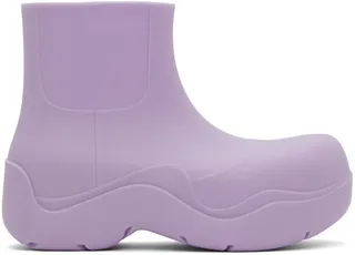 Bottega Veneta Purple Puddle Boots