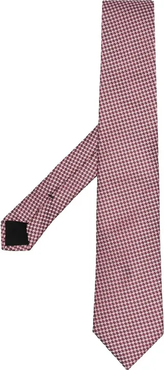 Embroidered Silk Tie