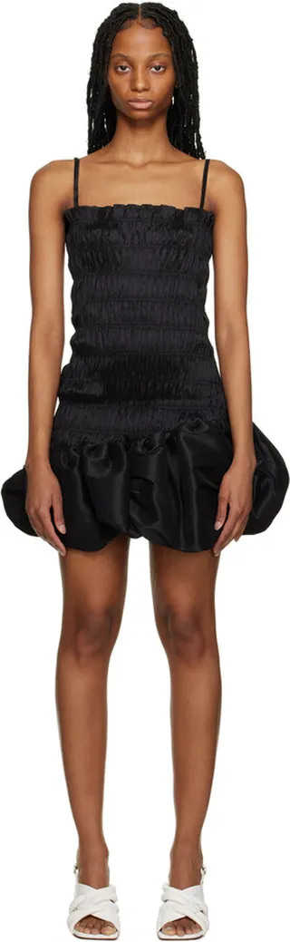 Kika Vargas SSENSE Exclusive Black Elly Minidress