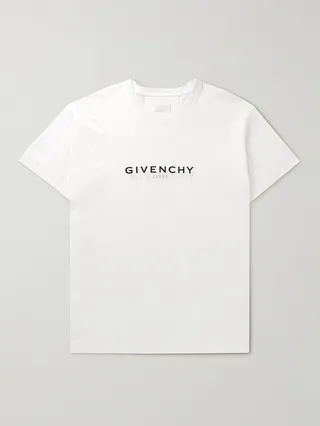 Oversized Logo-Print Cotton-Jersey T-Shirt