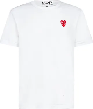 Comme des Garçons Play Overlapping Heart T-Shirt