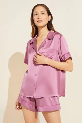 Inez Washable Silk Short PJ Set