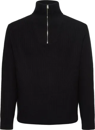 Lamar wool zip sweater