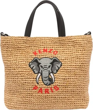 Elephant Print Tote Bag