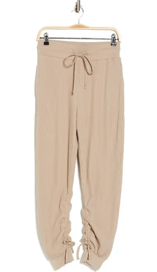 Shirred Joggers
