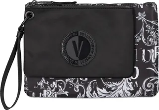 Baroque print tech pouch