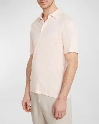 Men's Linen Polo Shirt