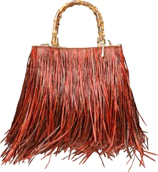 La Milanese Lamp Tote Bag Colore Rust