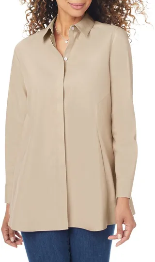Cici Non-Iron Tunic Blouse