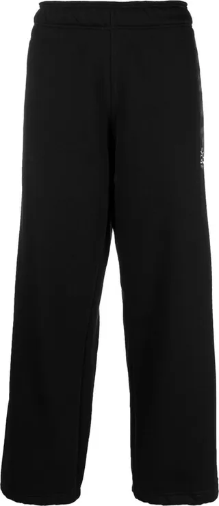 Contrast-Trim Drawstring-Waist Track Pants