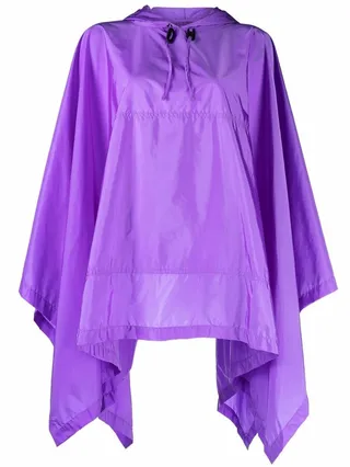Alness hooded poncho