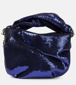 Bonny Mini sequined tote bag