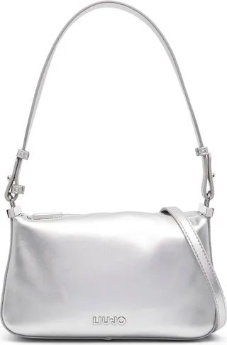Silver-Tone Shoulder Bag