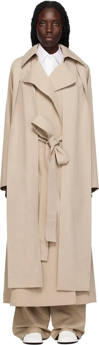 The Row Beige Badva Coat