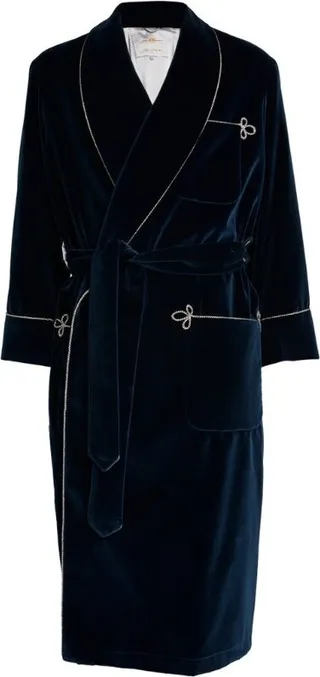Daniel Hanson Velvet-Silk Robe