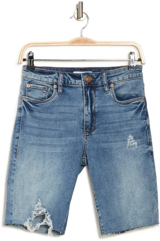 SEE THRU SOUL Caroline High Rise Bermuda Shorts