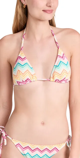 Shoshanna Clean Triangle Bikini Top