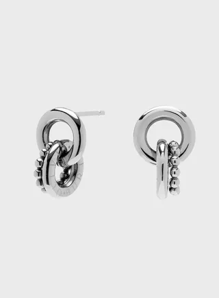 Round Link Earrings