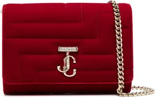 Varenne Avenue Quad velvet shoulder bag