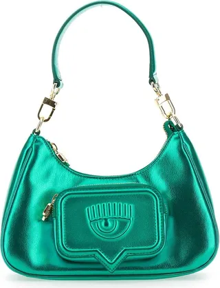 eye Like Laminated Eco-leather Bag