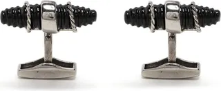 Royal Cable Bullet spinel cufflinks