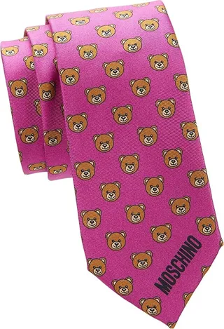 Bear Silk Tie