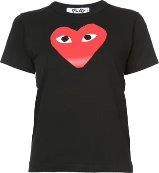 COMME DES GARCONS PLAY- Logo Cotton T-shirt