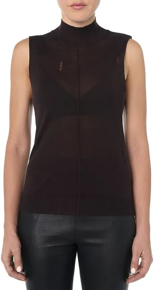 Cashmere Mockneck Shell