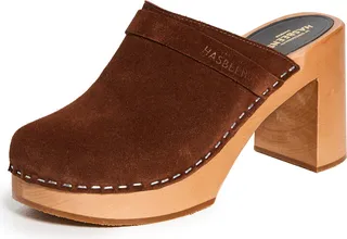 Swedish Hasbeens Husband Sky High Clogs