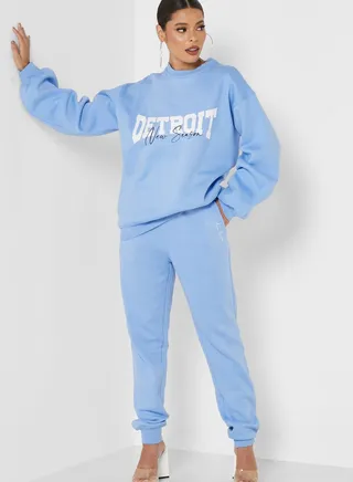 High Waist Logo Joggers
