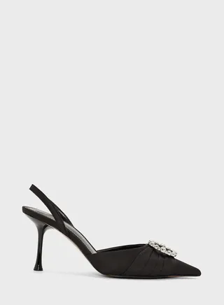 Row Ankle Strap Pumps