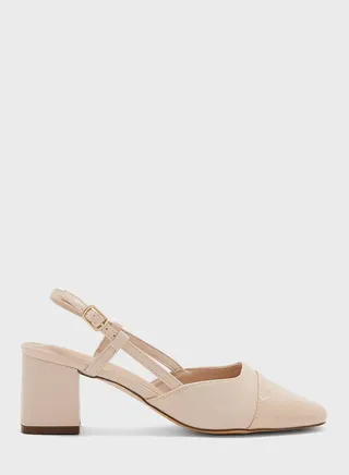 Pointed Toe Low Heel Pumps