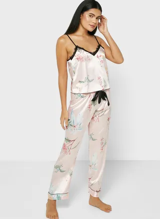 Printed Cami & Pants Pyjama Set