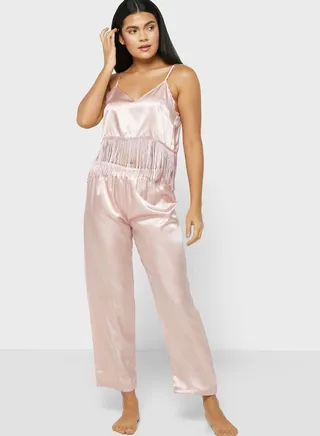 Satin Cami & Pants Pyjama Set