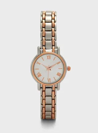 Two Tone Bracelet Watch
