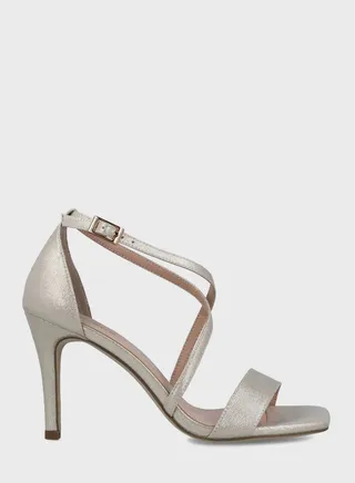 Open Toe Strap Heel Sandals