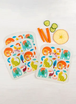 Set Of 3 Wild Wonders Snack Bags