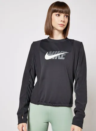 Dri-FIT Icon Clash Running Midlayer T-Shirt Black