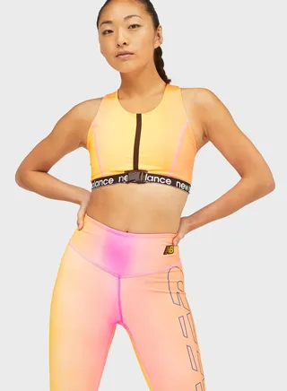 Achiever Printed Cropped Bra