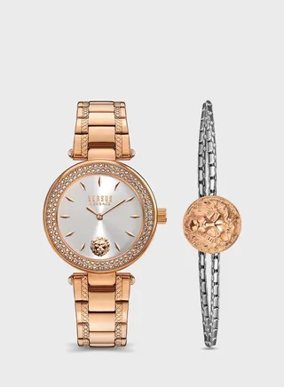 Steel Strap Analog Watch