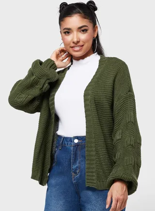 Bobble Effect Cardigan