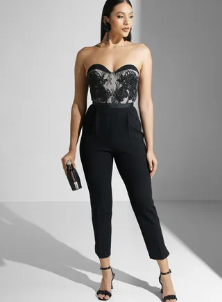 Lace Embroidered Jumpsuit
