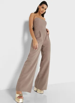 Bandeau Wide Leg Jumpsuit