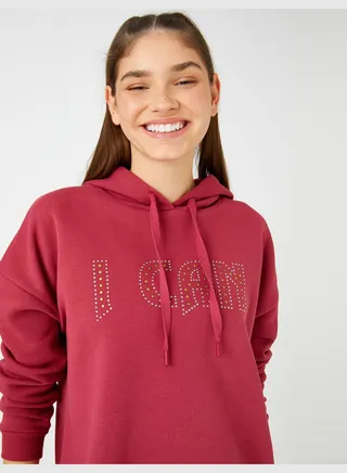 Punch Slogan Printed Sweatshirt