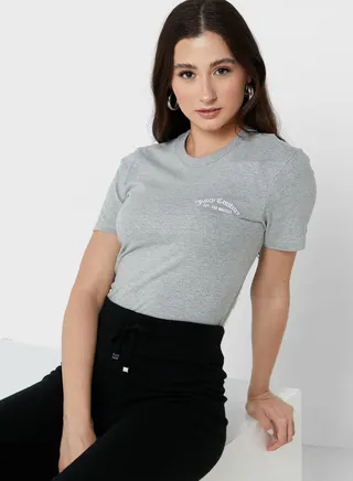 Crew Neck Graphic T-Shirt
