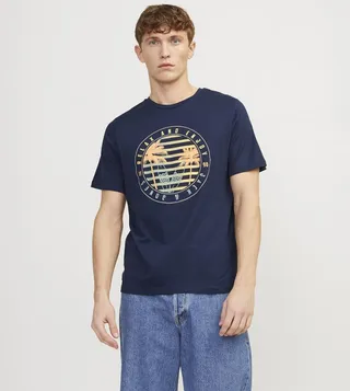 Printed Crew Neck T-Shirt