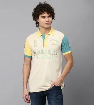 Logo Embroidered Short Sleeves Polo T-Shirt