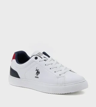 VERON Logo Detail Lace Up Sneakers