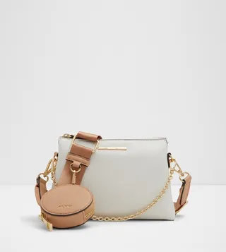 HALAVER Textured Crossbody Bag with Coin Pouch