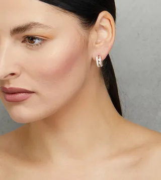 Studded Hoop Earrings